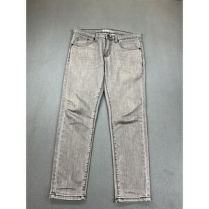 Under 5'10 Jeans Mens 30x27 Gray Straight Bruce Denim U-510 Short Inseam